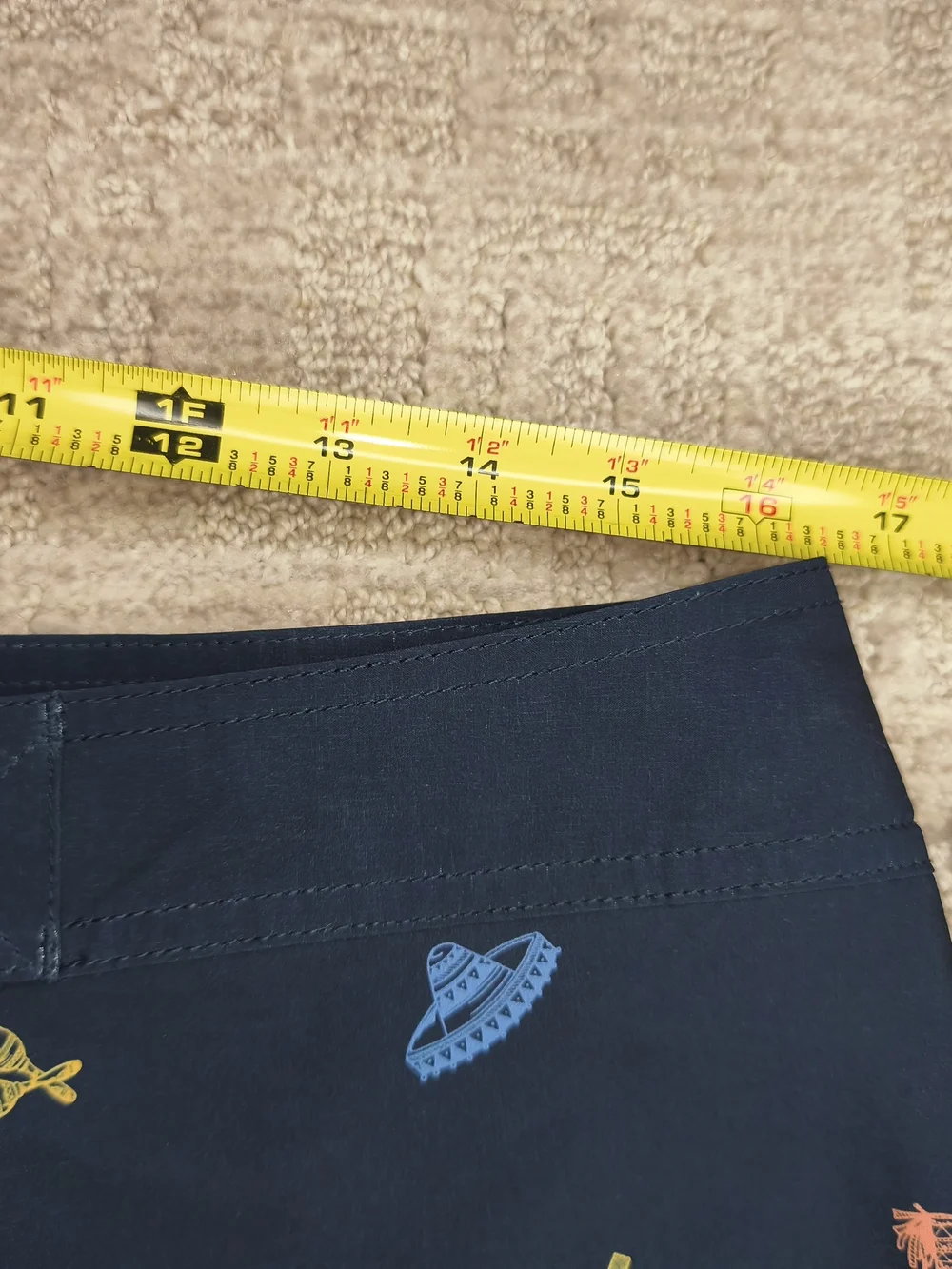 TravisMathew Sunset Mojito Boardshorts Men 34 NWT Blue Skull Tequila Swim Trunks